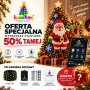 LumiTree™ – Animowane Lampki Choinkowe LED z Aplikacją i Pilotem 1